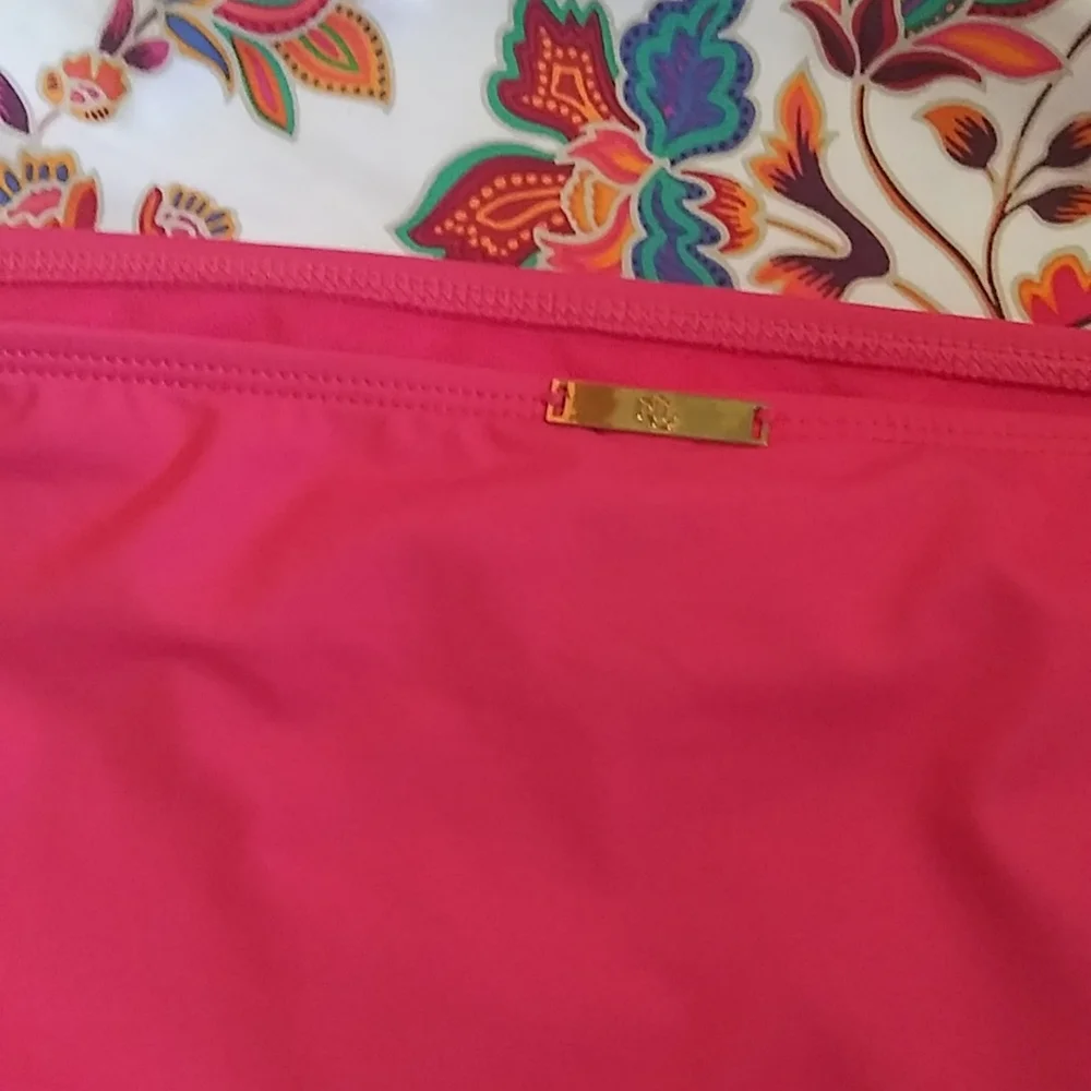 NWT.  Lauren Ralph Lauren floral one shoulder tankini.